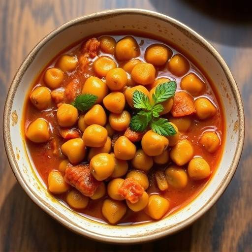 A bowl of groundnut stew, a popular and flavorful dish