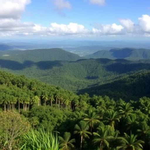 Panoramic view of Bwindi Impenetrable Forest