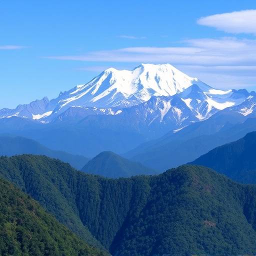 Rwenzori Mountains snow-capped peaks